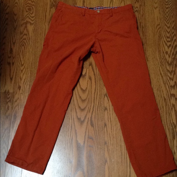 Hugo Boss Men's Orange Pants - Picture 2 of 12